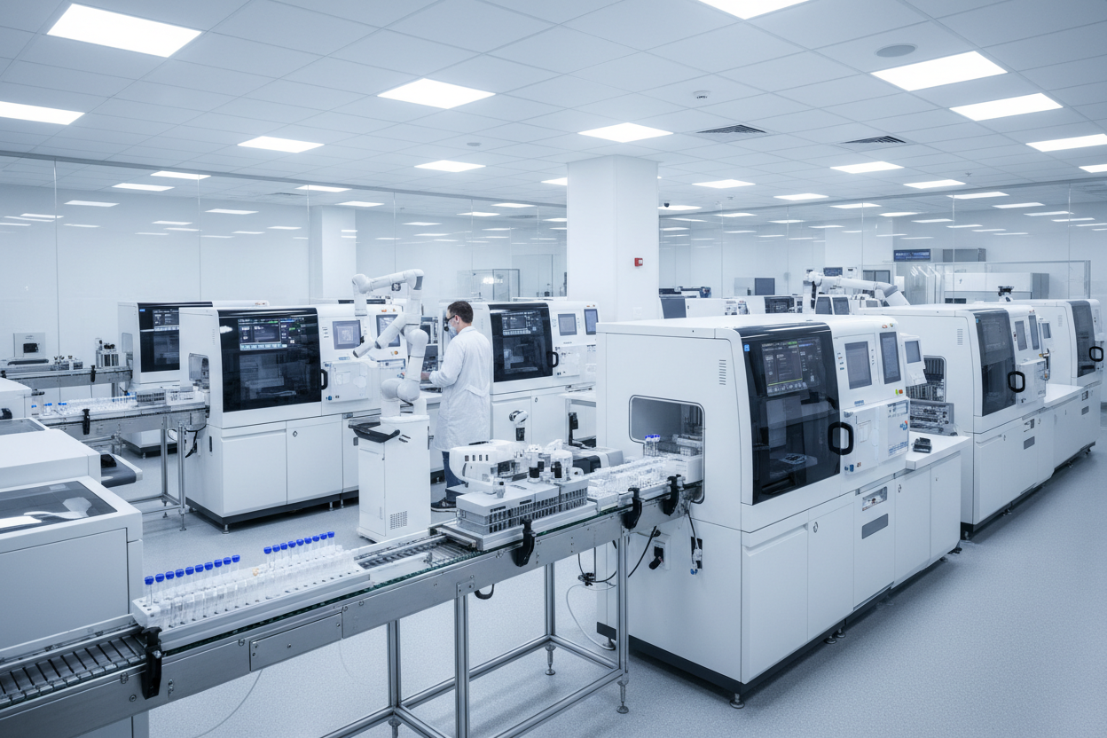 leading diagnostic laboratory with automated machines